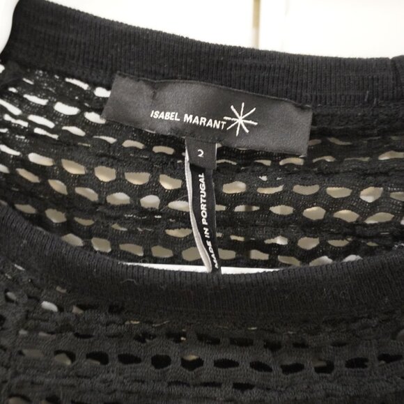 Isabel Marant mini dress in black size 2 - Picture 7 of 11